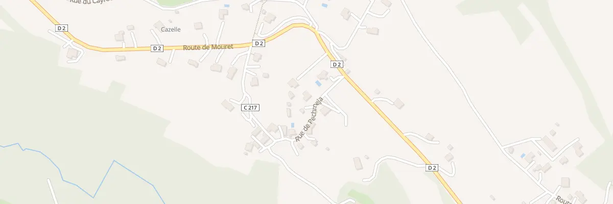 Plan du 5222 Pechmeja à Lissac-et-Mouret