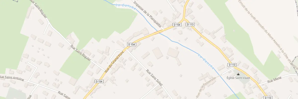 Plan du 554 Rue Sans Soleil à Aubin-Saint-Vaast