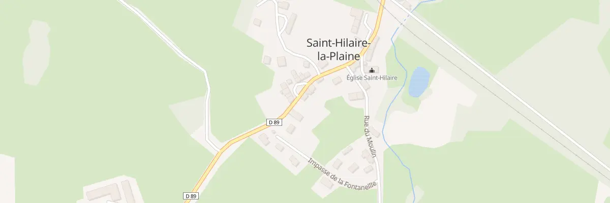 Plan du 21 Rue du Lavoir à Saint-Hilaire-la-Plaine