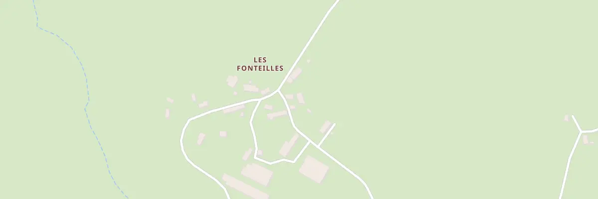 Plan du 22 Les Fonteilles à Nouziers