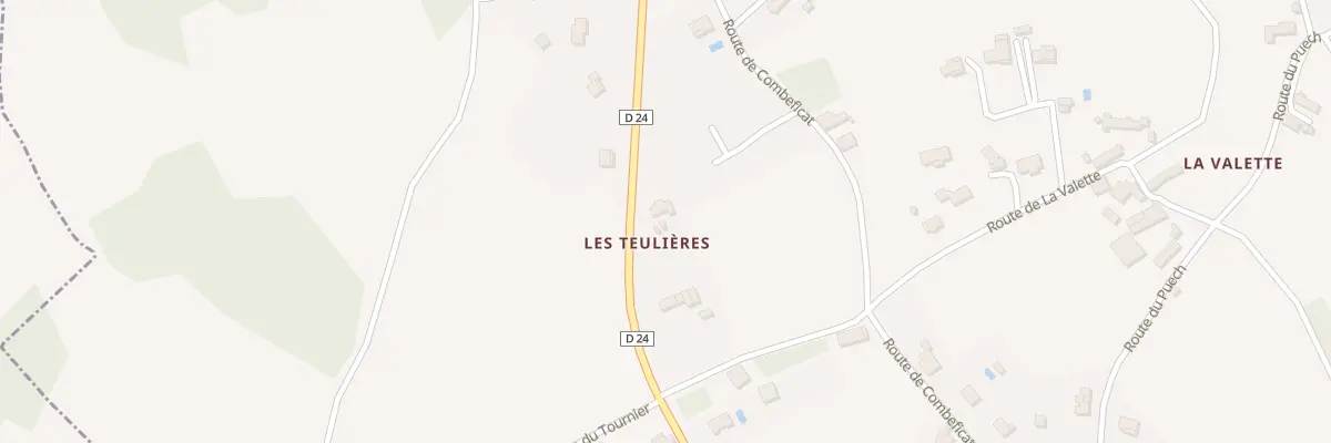Plan du 5153 Les Teulieres à Sainte-Croix