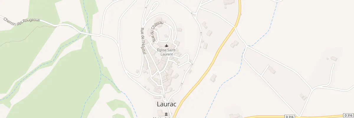 Plan du 15 Le Village à Laurac