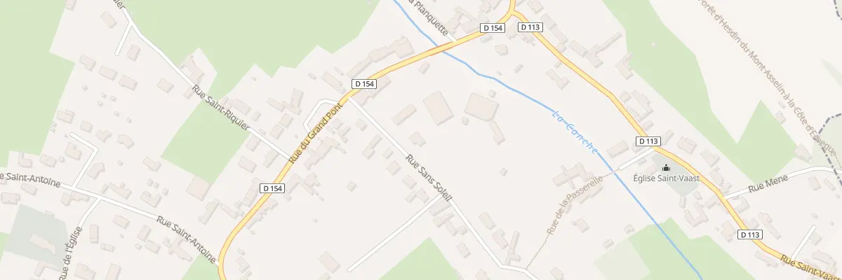 Plan du 530 Rue Sans Soleil à Aubin-Saint-Vaast