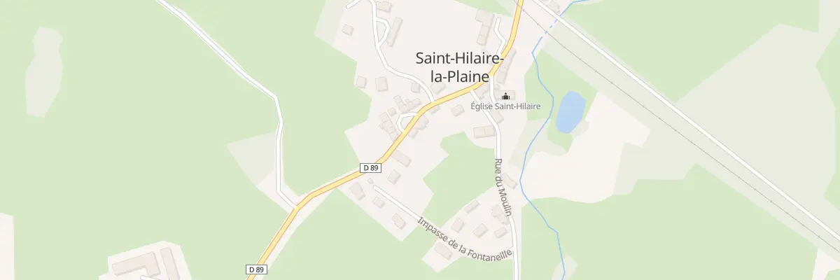 Plan du 19 Rue du Lavoir à Saint-Hilaire-la-Plaine