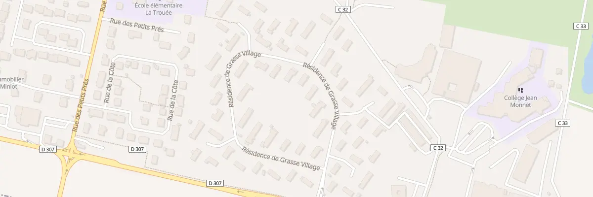Plan du 15 De Grasse Village à Feucherolles