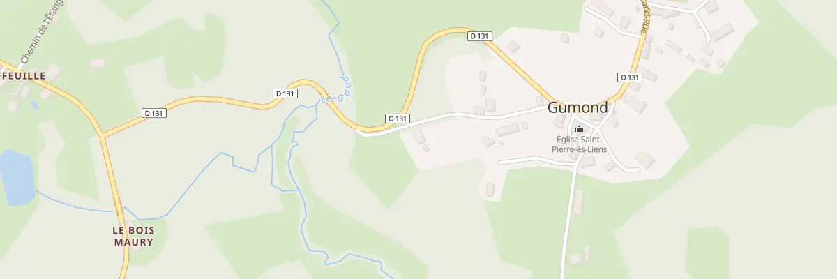 Plan du 5002 Le Bourg à Gumond