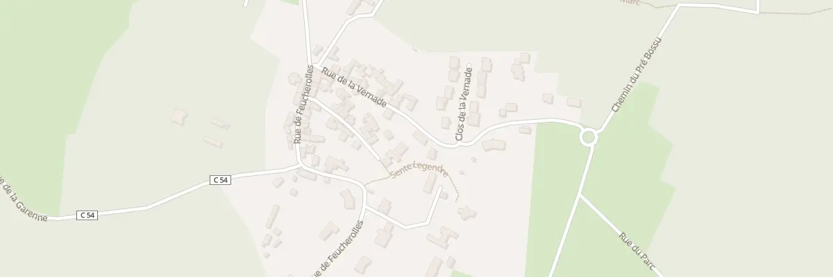 Plan du 246B Rue de la Vernade à Orgeval