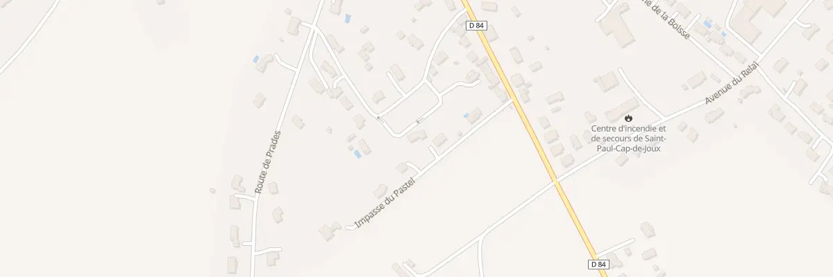 Plan du 7 Rue de Cocagne à Saint-Paul-Cap-de-Joux