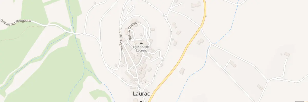 Plan du 90 Le Village à Laurac