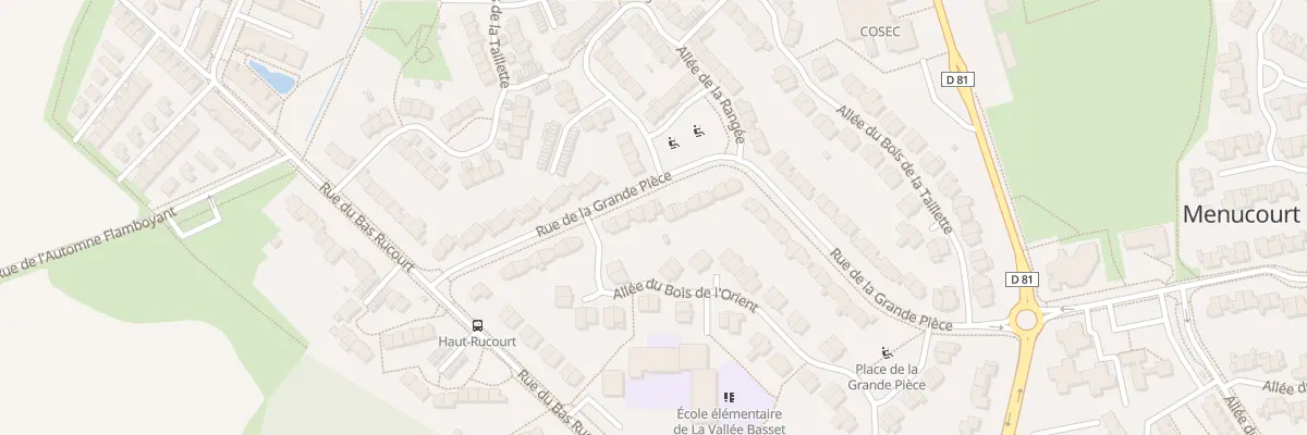 Plan du 37 Rue de la Gde Piece à Menucourt