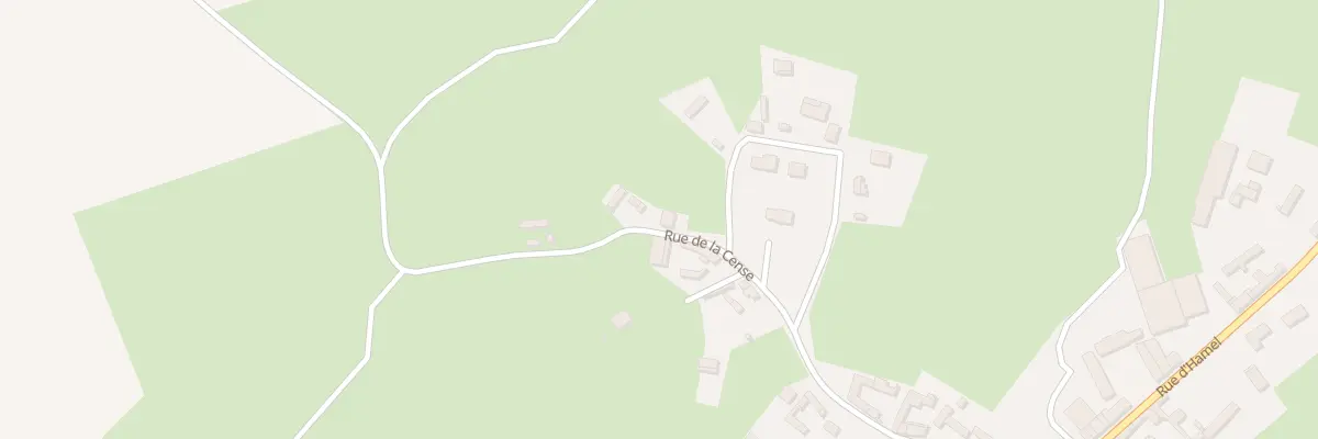 Plan du 12 Rue de la Cense à Grez