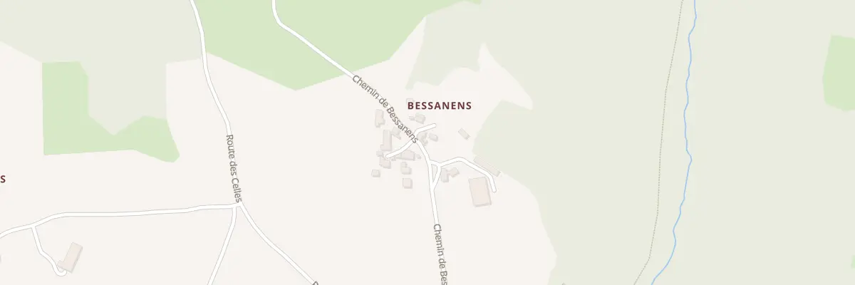 Plan du 5123 Bessanens à Monteils