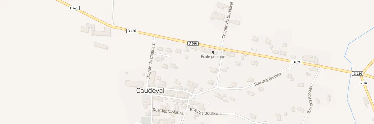Plan du 8A Le Village à Bugarach