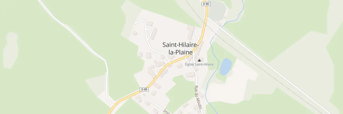 Plan du 6 Rue du Lavoir à Saint-Hilaire-la-Plaine