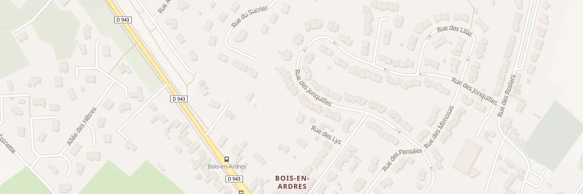 Plan du 400 Rue des Jonquilles à Ardres