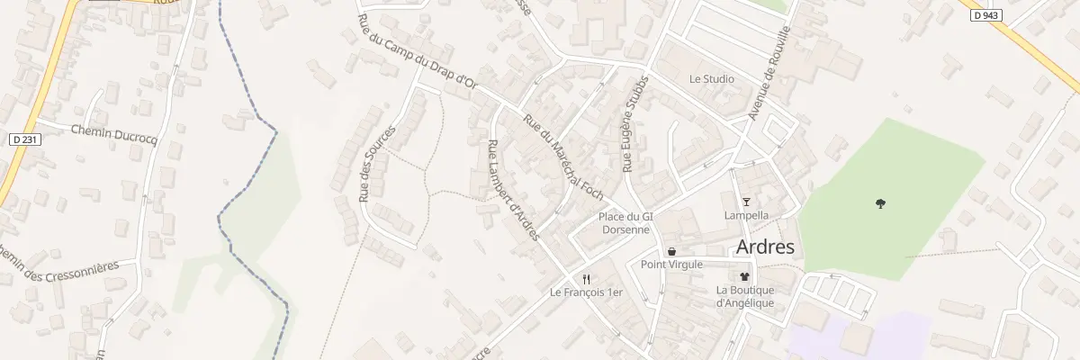 Plan du 60 Rue du Mal Foch à Ardres