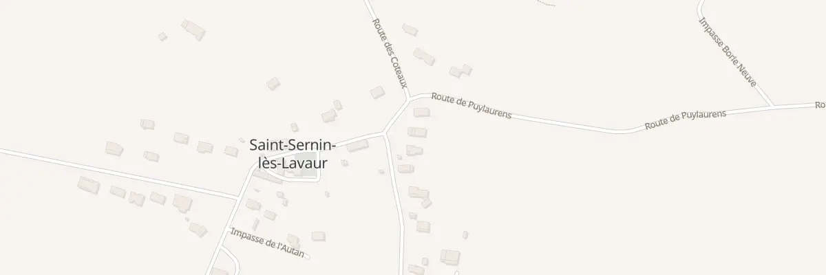 Plan du 1 Rte du Lauragais à Saint-Sernin-lès-Lavaur