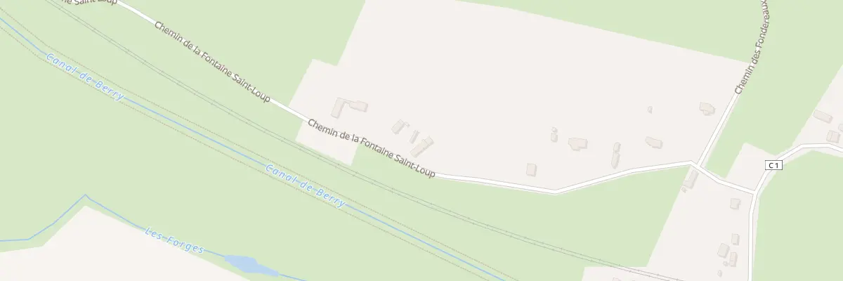 Plan du 414 Che de la Fontaine St Loup à Méry-sur-Cher