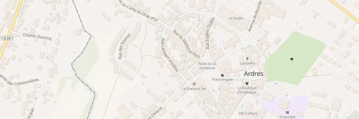 Plan du 12 Rue François 1er à Ardres