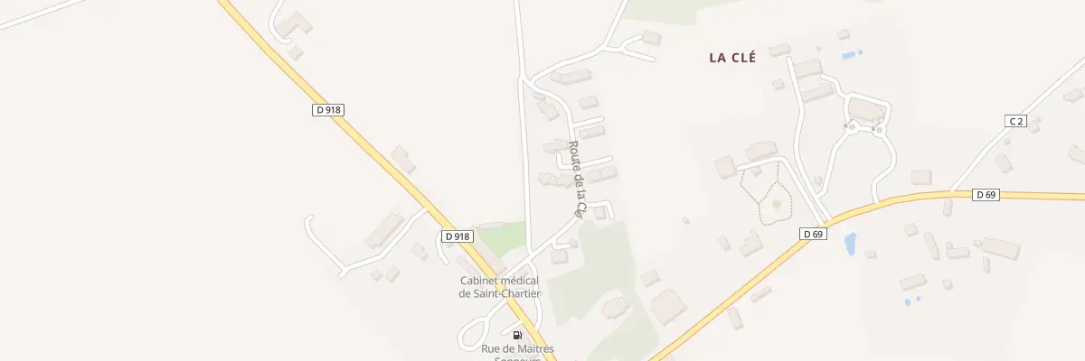 Plan du 7 La Cle à Saint-Chartier