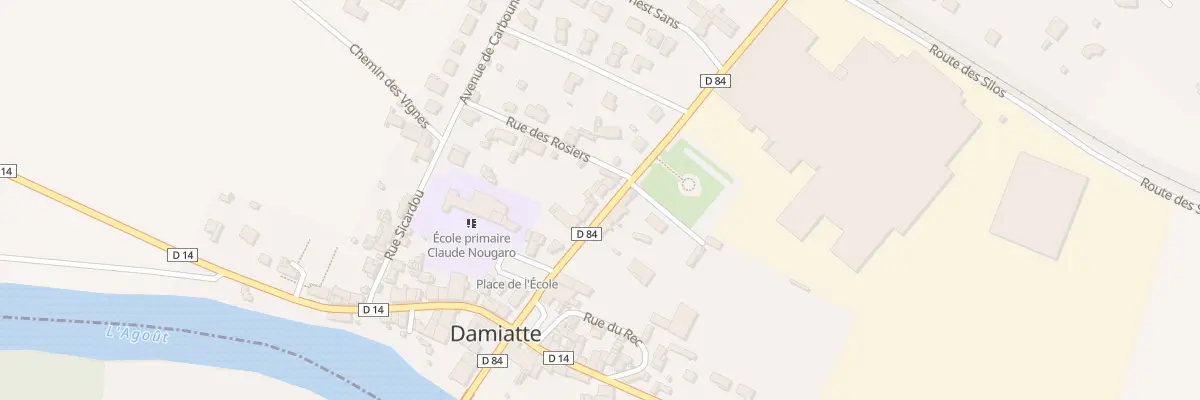 Plan du 19 Rte de Graulhet à Damiatte