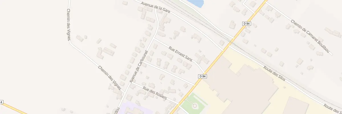 Plan du 7 Rue Ernest Sans à Damiatte