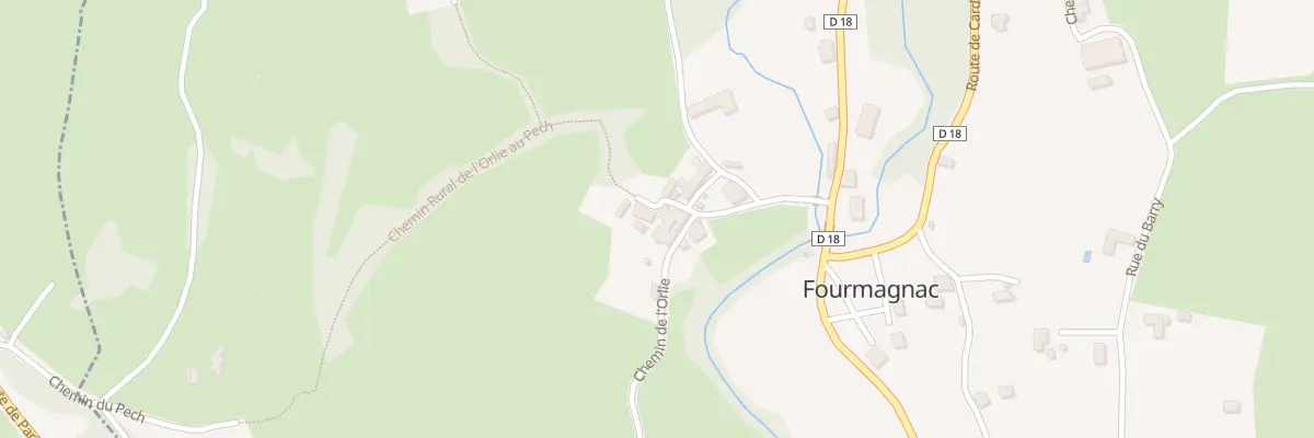 Plan du 5044 L’Orlie à Fourmagnac