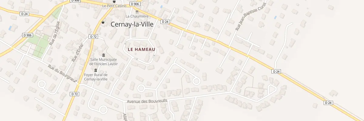Plan du 13 All des Chardonnerets à Cernay-la-Ville