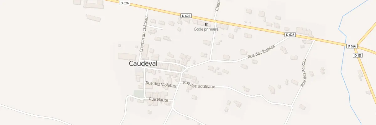 Plan du 8 Rue de l’Ecole à Val de Lambronne