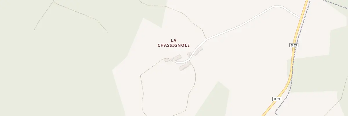 Plan du 2 La Chassignolle à Glénic