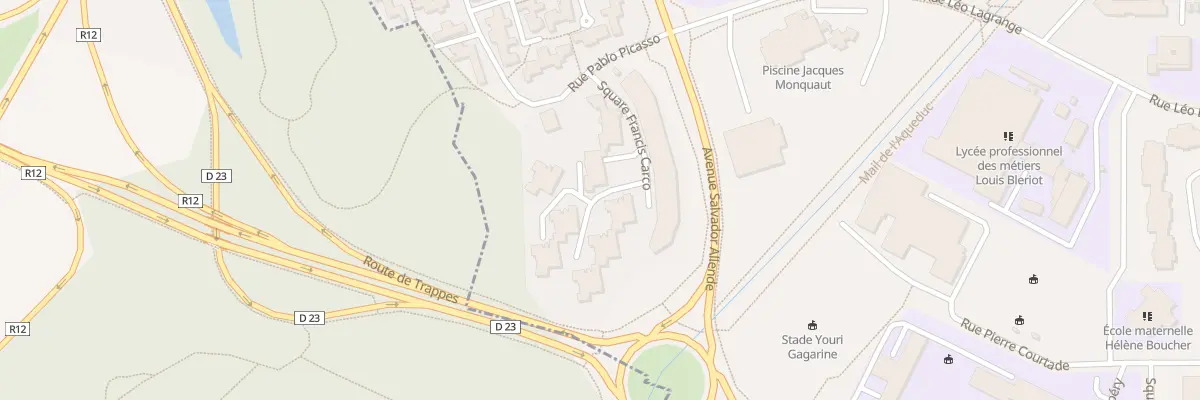 Plan du 6 Sq Francis Carco à Trappes