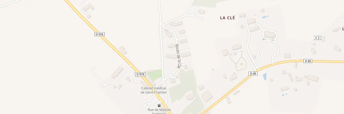 Plan du 5 La Cle à Saint-Chartier