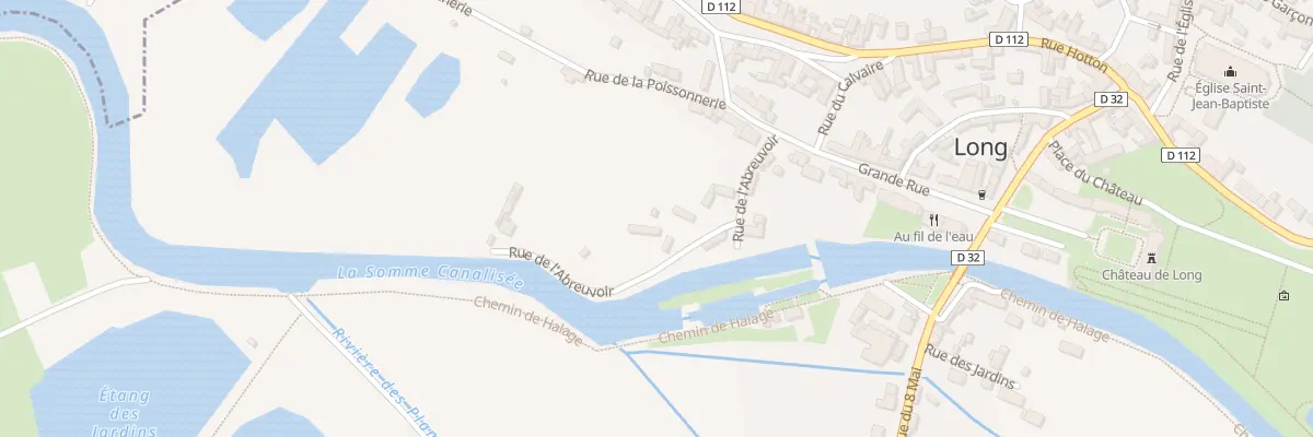 Plan du 6 Rue de l’Abreuvoir à Long