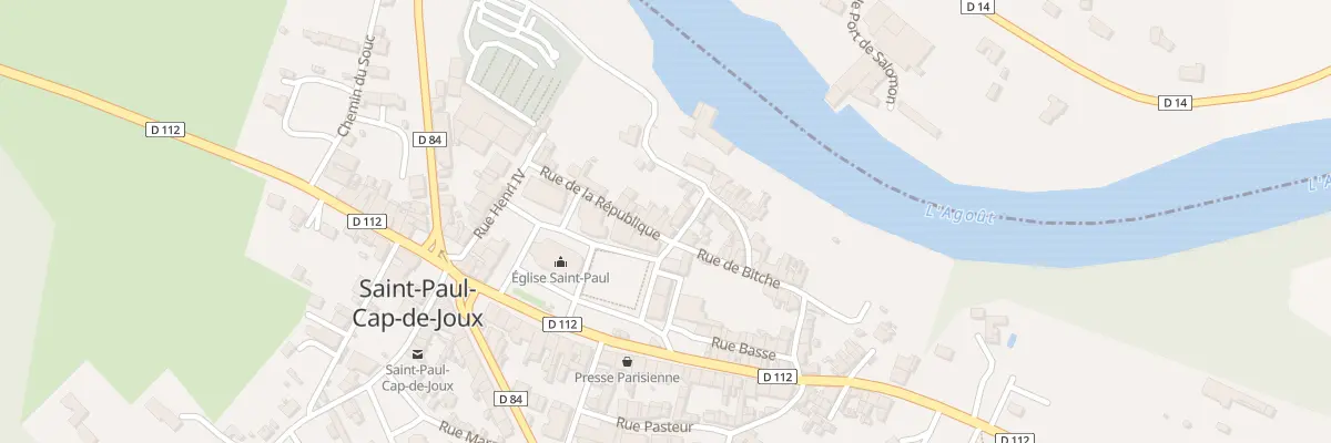 Plan du 17 Rue de la République à Saint-Paul-Cap-de-Joux