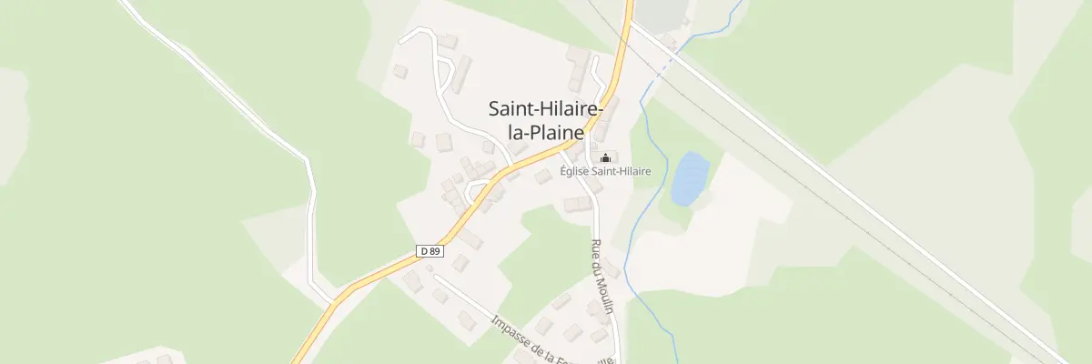 Plan du 11 Rue du Lavoir à Saint-Hilaire-la-Plaine