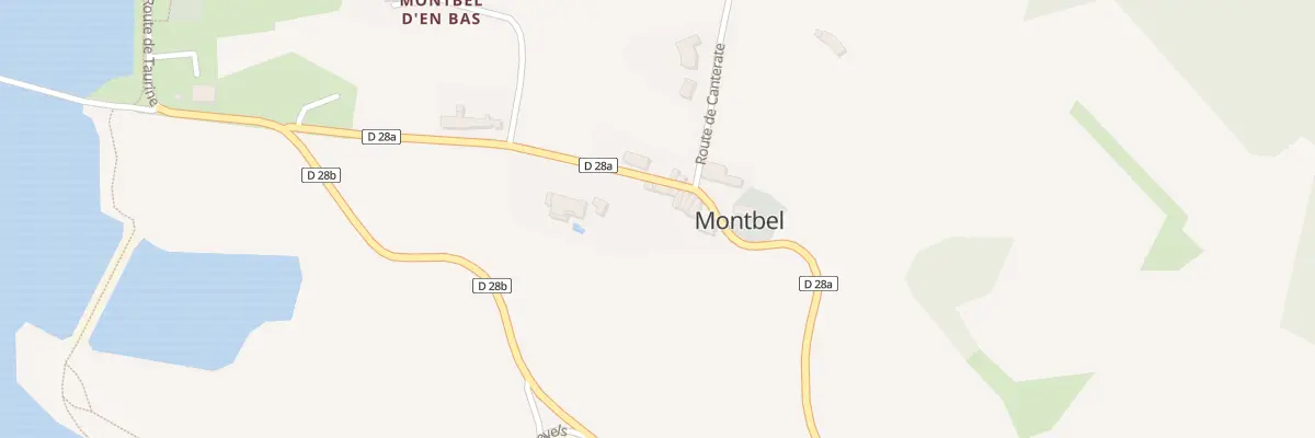 Plan du 4 Av de la République à Montbel