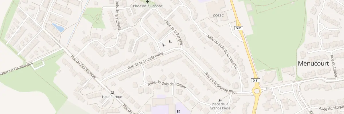 Plan du 29 Rue de la Gde Piece à Menucourt