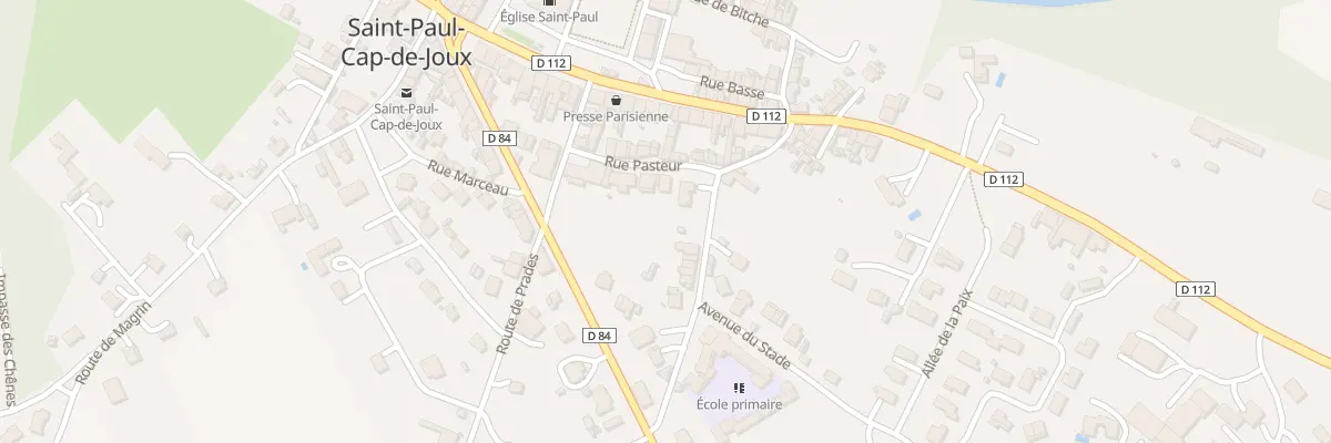 Plan du 8 Rue Pasteur à Saint-Paul-Cap-de-Joux