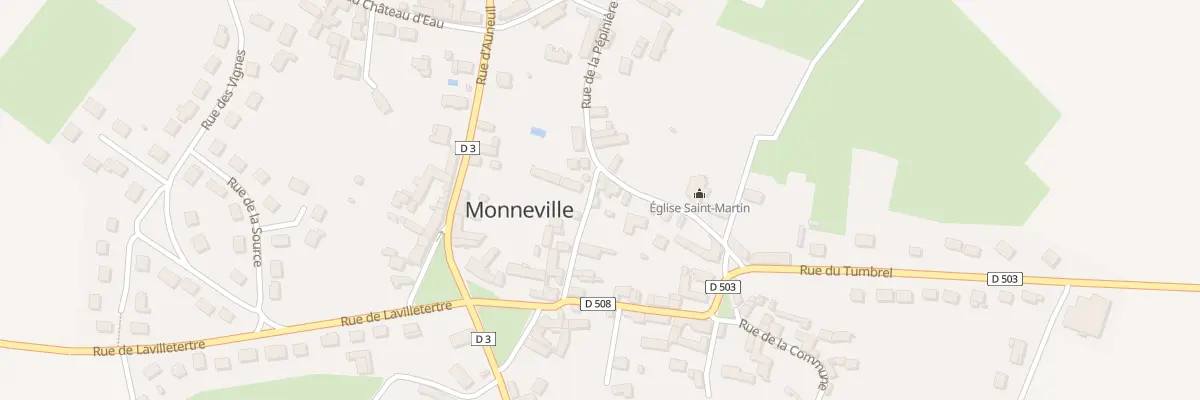 Plan du 6 Rue du Friège à Monneville
