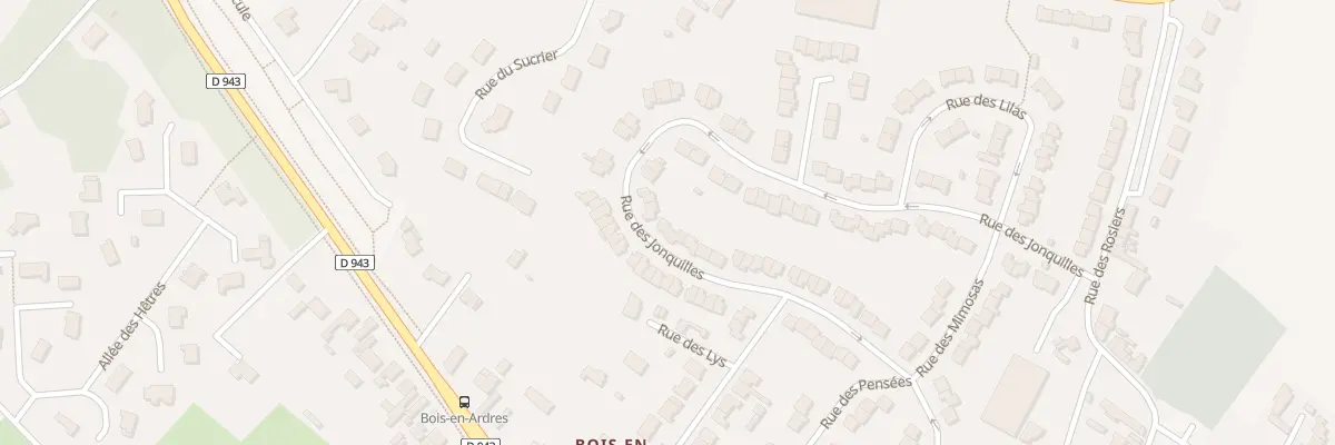 Plan du 411 Rue des Jonquilles à Ardres