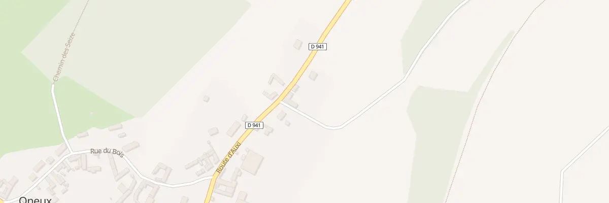 Plan du 30 Rte d’Auxi à Oneux