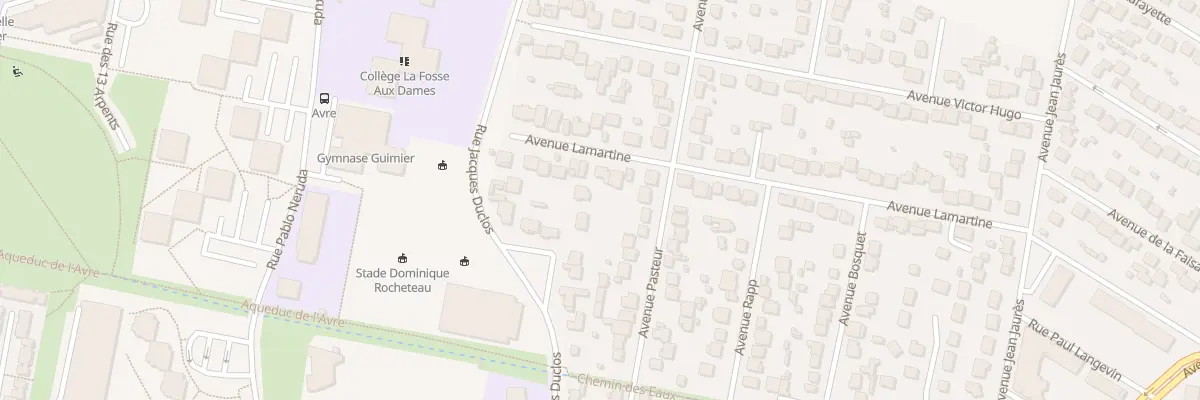 Plan du 23 Av Lamartine aux Clayes-sous-Bois