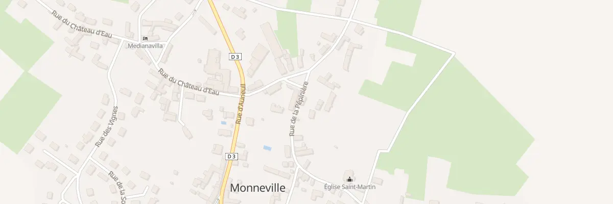 Plan du 6 Rue de la Pepinière à Monneville
