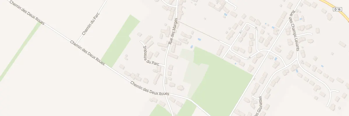 Plan du 23 Rue des Marges aux Bordes