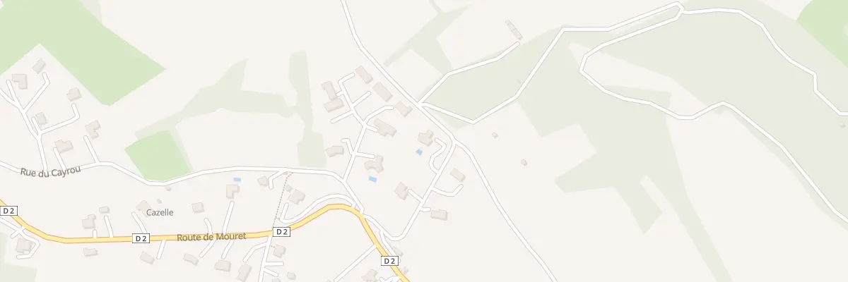 Plan du 6441F La Beaume à Lissac-et-Mouret