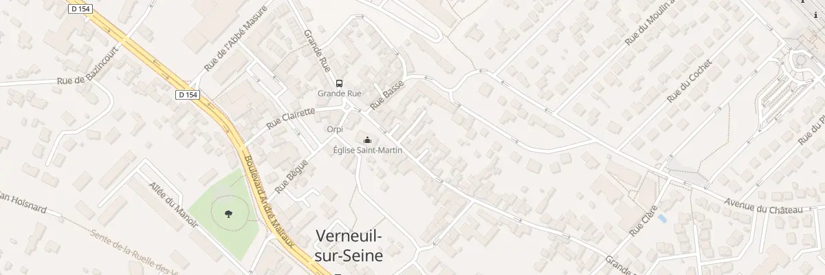 Plan du 74 Gr Grande Rue à Verneuil-sur-Seine