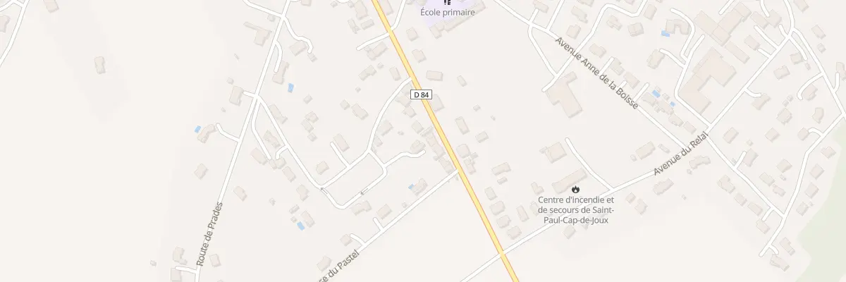 Plan du 14 Av de Puylaurens à Saint-Paul-Cap-de-Joux