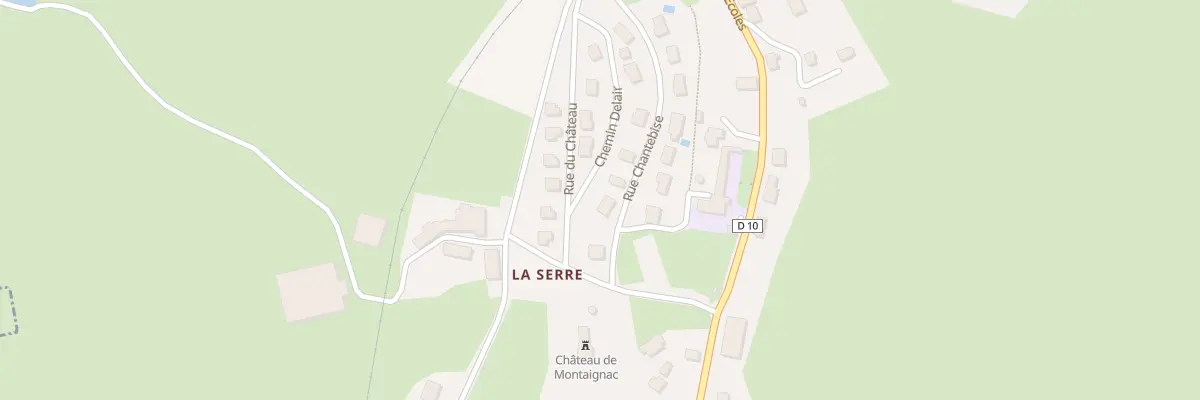 Plan du 12 Rue Chantebise à Montaignac-sur-Doustre