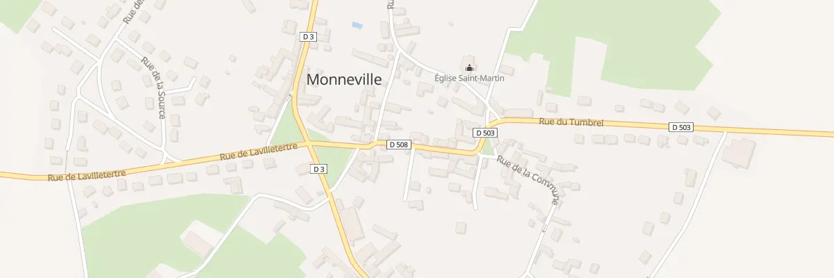 Plan du 1 Rue du Durant à Monneville