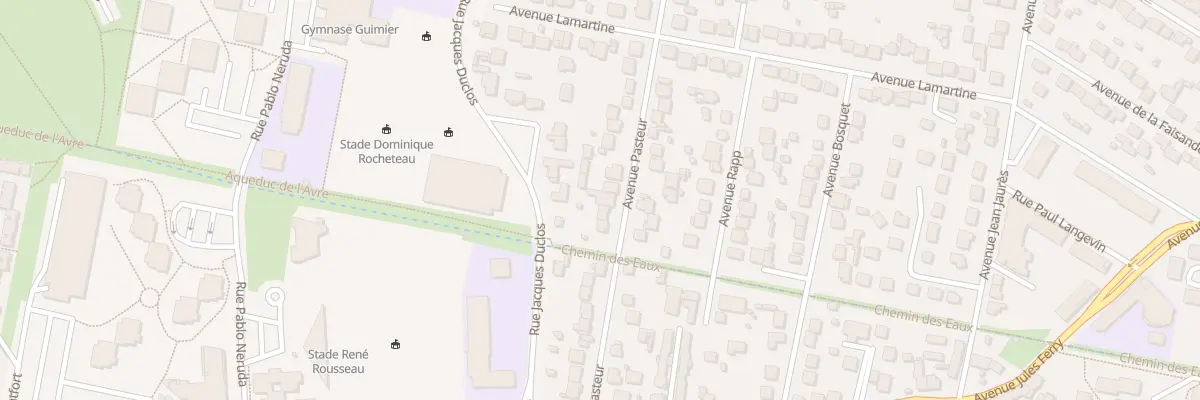 Plan du 53 Rue Pasteur aux Clayes-sous-Bois